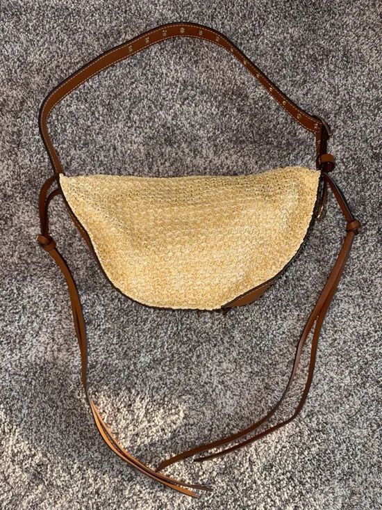 Dolce Vita Monaco Raffia Hobo handbag - Picture 2 of 4